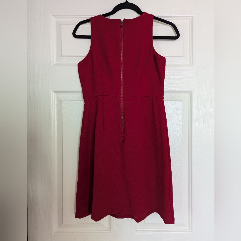 LOFT | Size 0P | Red Mini Dress - Picture 2 of 7